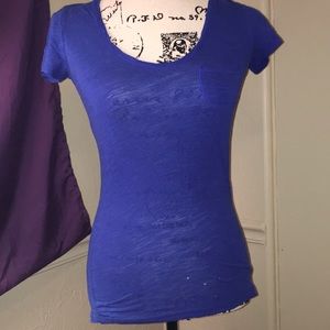 Victoria secret scoop neck pocket tee size XS